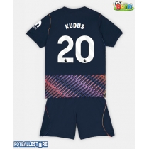 Tottenham Hotspur Mohammed Kudus #20 Bortedraktsett Barn 2026-27 Kortermet (+ Korte bukser)